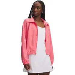 UNDER ARMOUR Rival Woven Jacke Damen 600 - bittersweet pink/bittersweet pink/white XL