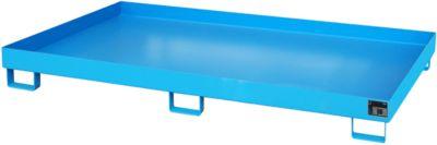 Regalwanne Typ RW/RW 2200-1, ohne Gitterrost, blau RAL5012