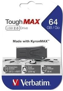 Verbatim Usb 2.0 Toughmax 64gb, Sort