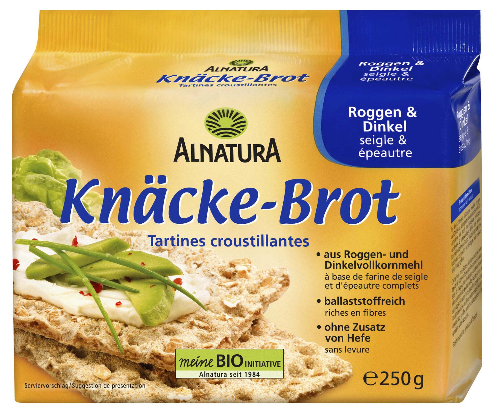 ALNATURA Roggen & Dinkel Knäckebrot 250,0 g 2970567004