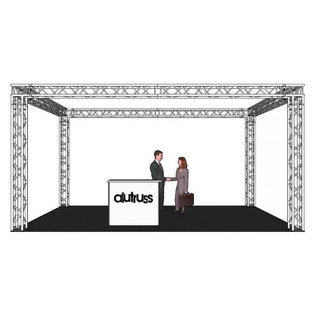 Alutruss Traversenset QUADLOCK 6082 Rechteck 7x4x3,5m (BxTxH) (46777675)