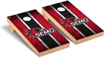 Skip's Garage Southeast Missouri State Redhawks Vintage Cornhole Board Set