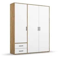 rauch BLUE Kleiderschrank Voyager 140 x 194 cm Dekor Alpinweiß