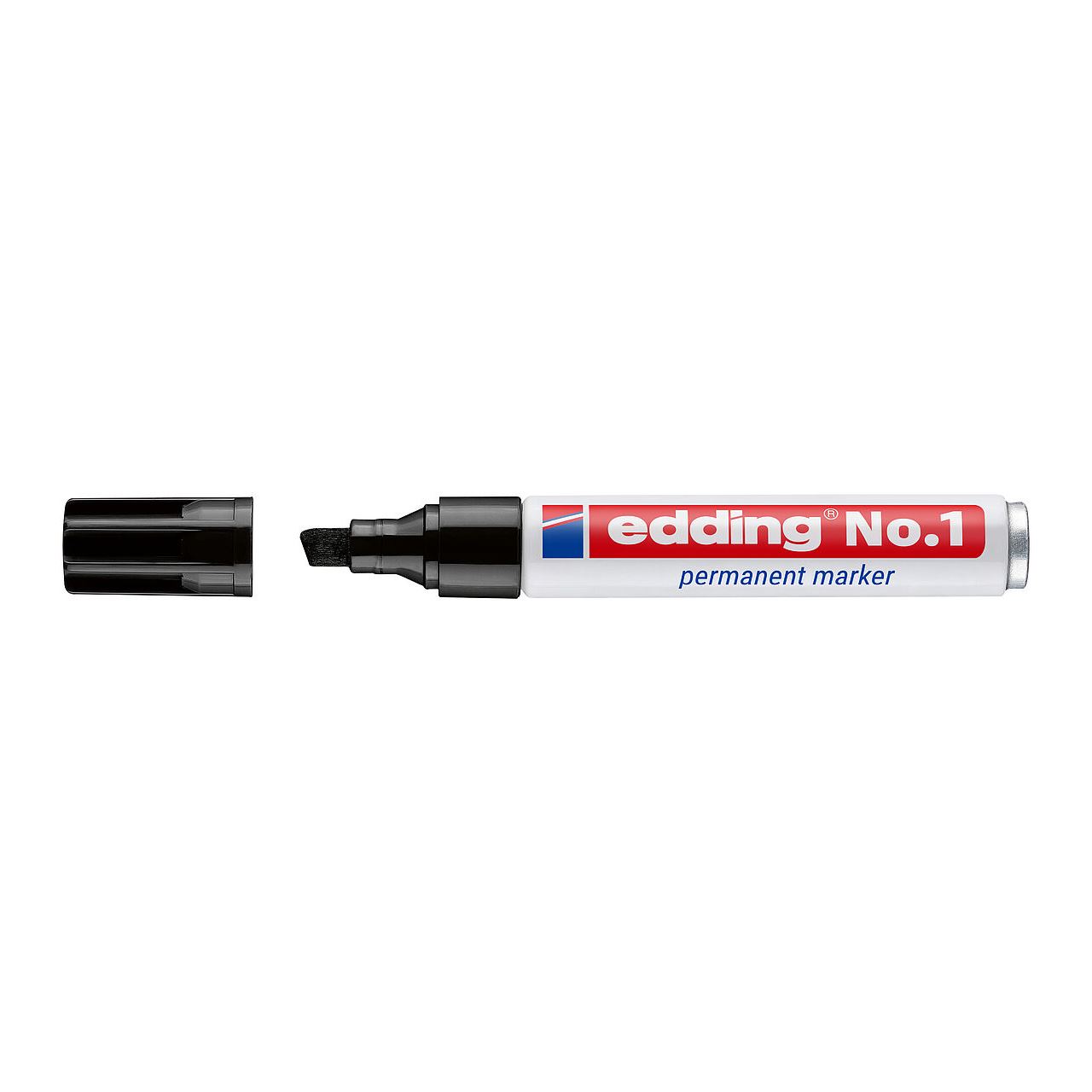 edding No. 1 Permanentmarker schwarz 1,0 - 5,0 mm, 10 St.