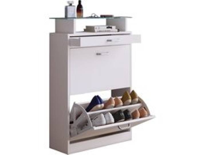 VCM Armoire à chaussures Sipos (blanc, M)