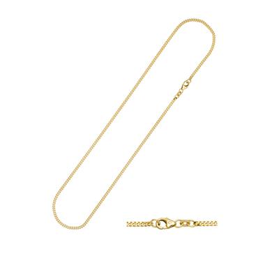 Goldkette JOBO "Panzerkette 2,6 mm" Gr. 60, gold (gelbgold 333), Halsketten, Damen, 60cm, Gelbgold 333, Goldkette, 8 Karat 333 Gold massiv