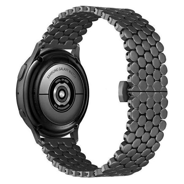 Beline pasek Watch 22mm Metal Honeycomb czarny /black box (22 mm, Metal) (Beli02748)