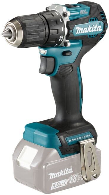 Set Makita Akku-Bohrschrauber LXT DDF487Z + Makita Akku 18,0 V 5,0 Ah Li-Ion BL1850B