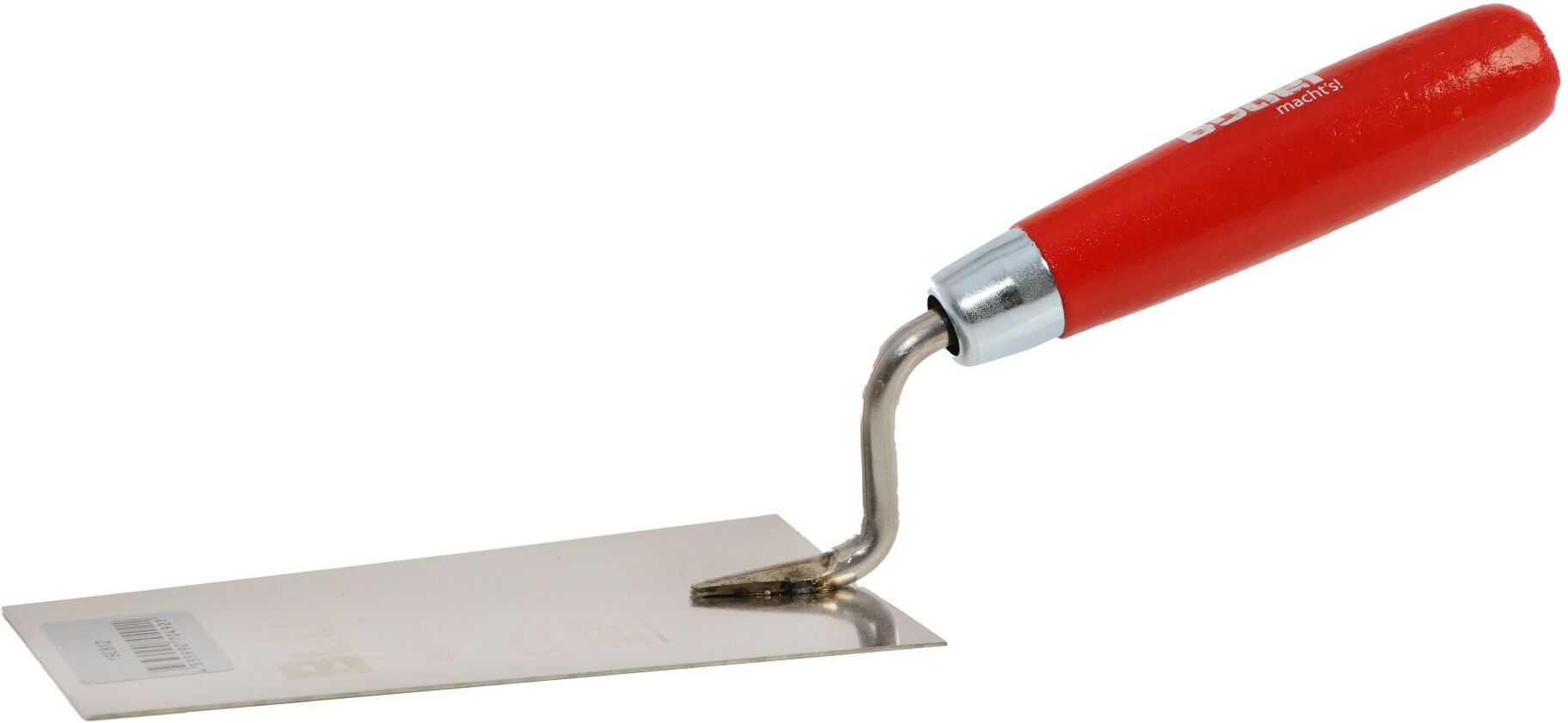 hagebau – Handelsgesellschaft für Baustoffe Butler macht's! Berner Putzkelle aus Edelstahl, Holzgriff, Blattlänge 140 mm