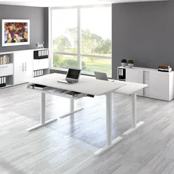 Elektrisch höhenverstellbarer Schreibtisch 160x80 cm Mewo 3