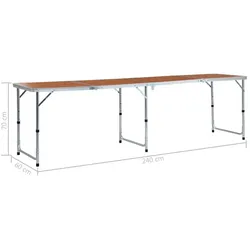 vidaXL, Campingtisch