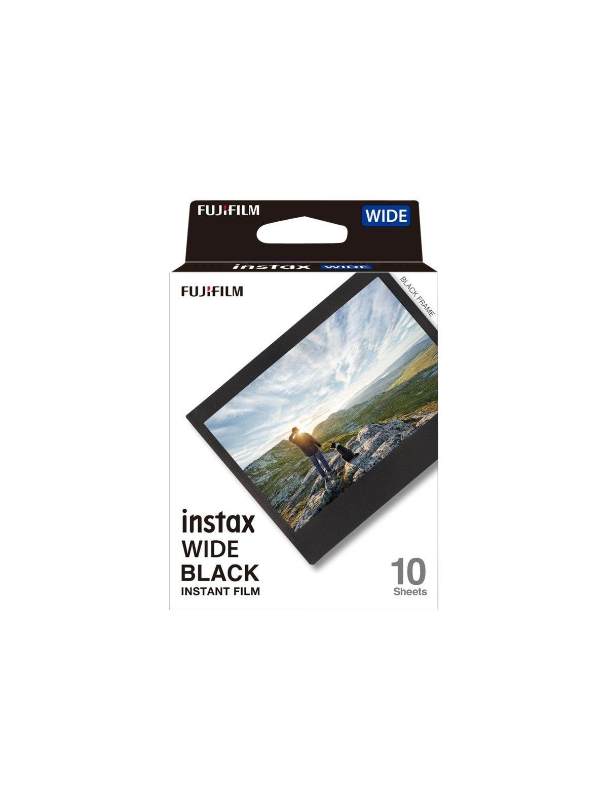 Fujifilm INSTAX Wide Film - 10 Shots - Black frame
