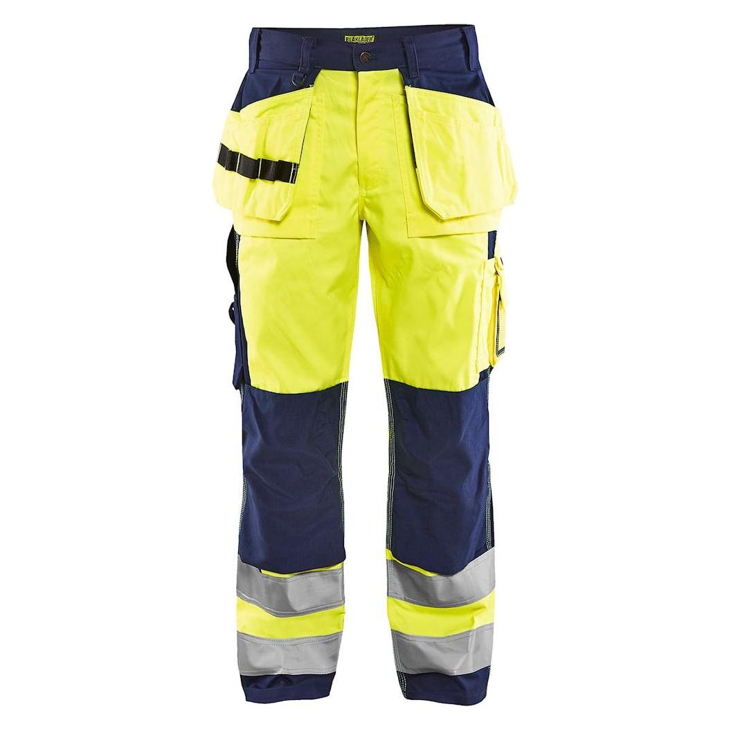 Blakläder unisex Warnschutzhose HIGH-VIS"1533" gelb Groesse 50 (50) (7330509189412)