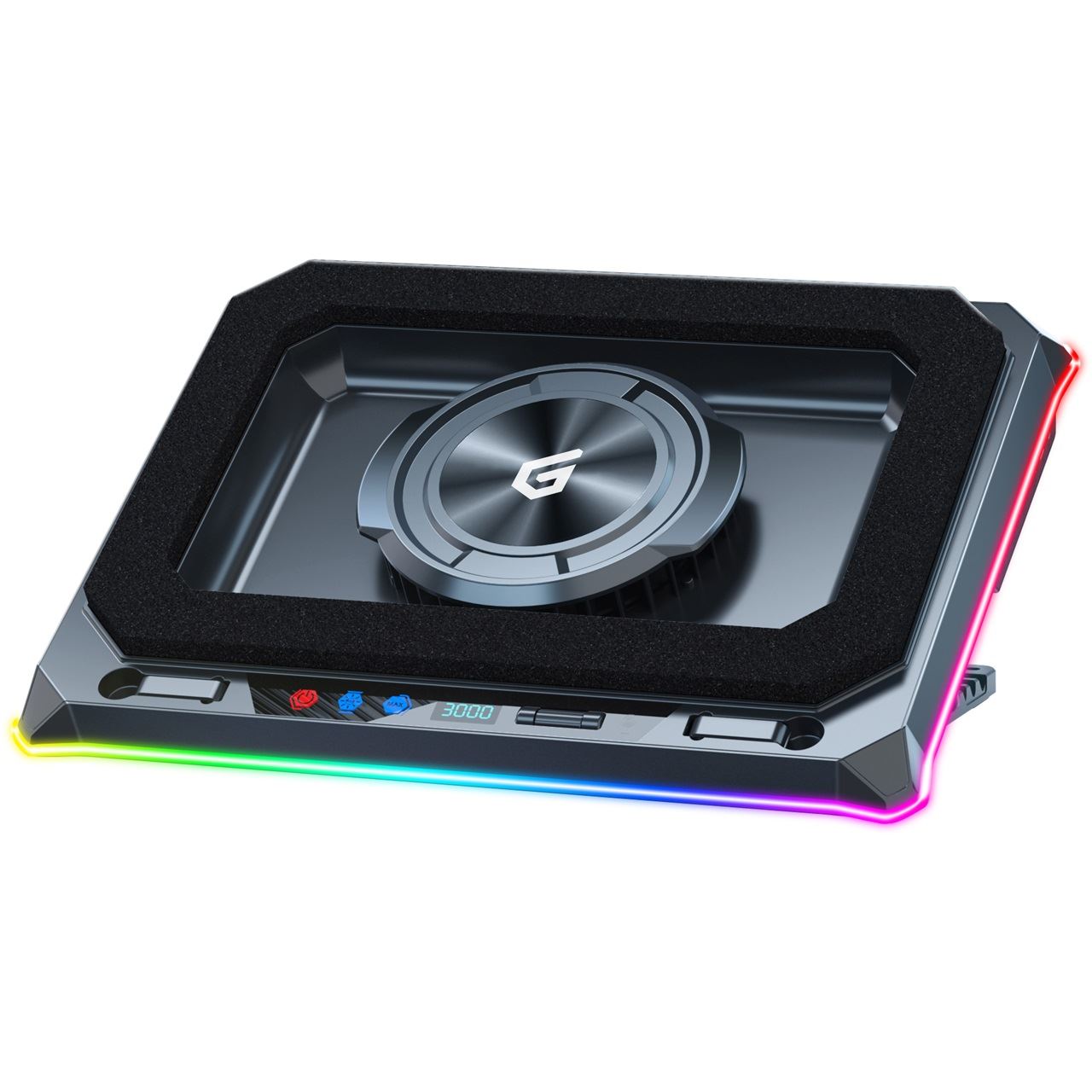 Conceptronic USB-C Laptop-K?hlpad + Handyhalter, RGB, 12V