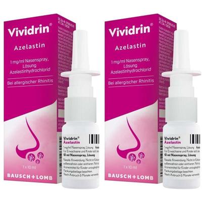 Vividrin Azelastin 1 mg/ml Nasenspray Lösung 2x 2x10 ml