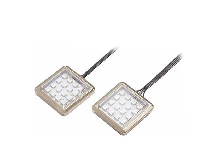 LED-Spot 2er-Set 28 x 20 x 4cm Weiß
