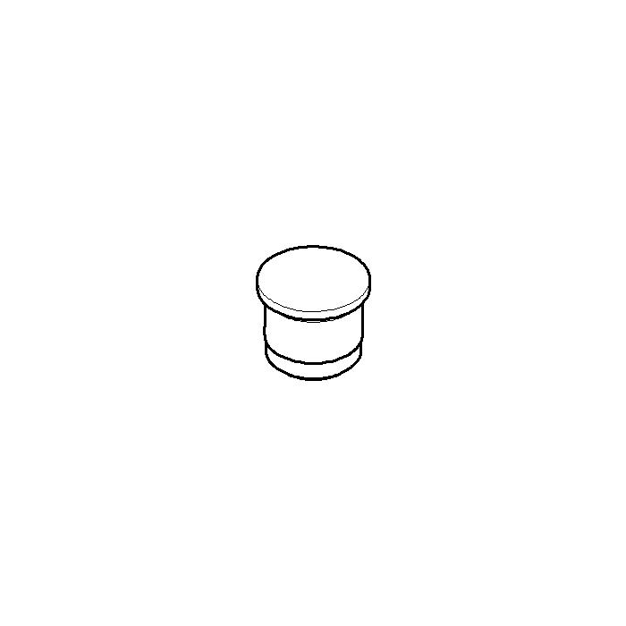 Dornbracht Stopfen glatt (D16/14 mm) 083120521-00 chrom