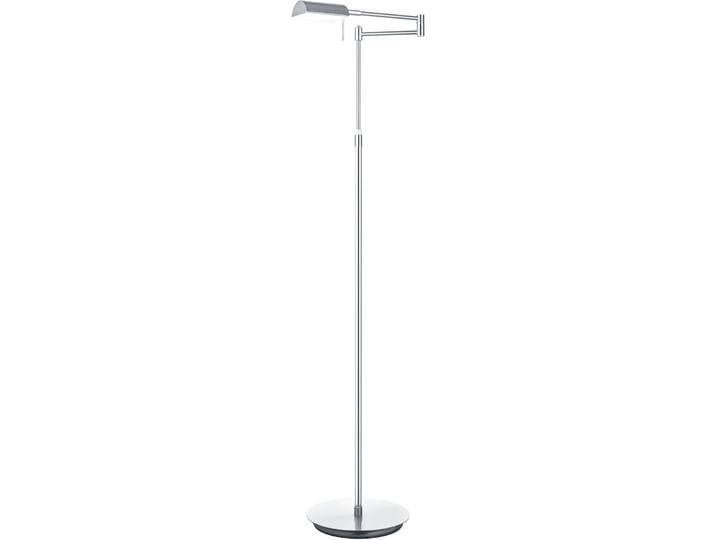 Leselampe Gaio Nickel matt m. Chrom/weiss Nickel matt/Chrom abgesetzt 1300 lm Dimmbar H 145 cm - LED - Lichtfarbe: Warmweiss - Leselampe- LED