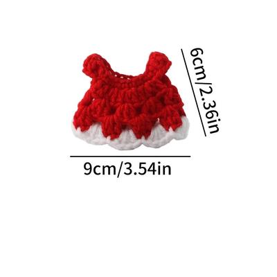 Small Pet Outfits And Hamster Dresses red