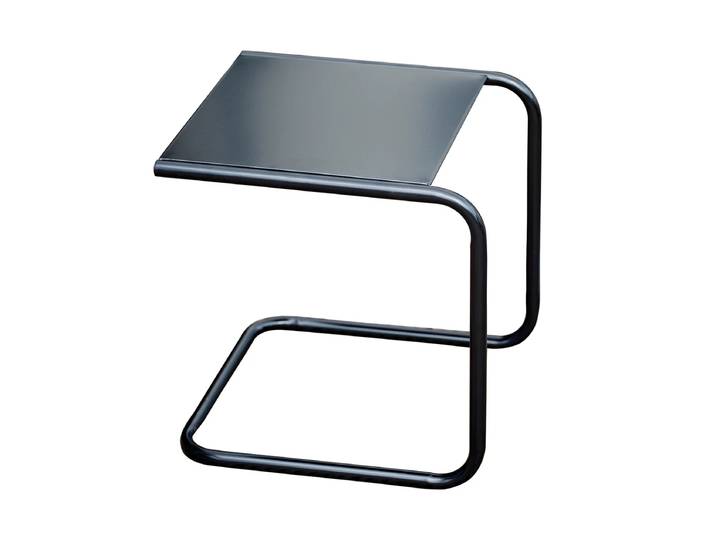 Fiam - Club Beistelltisch, Aluminium schwarz / schwarz