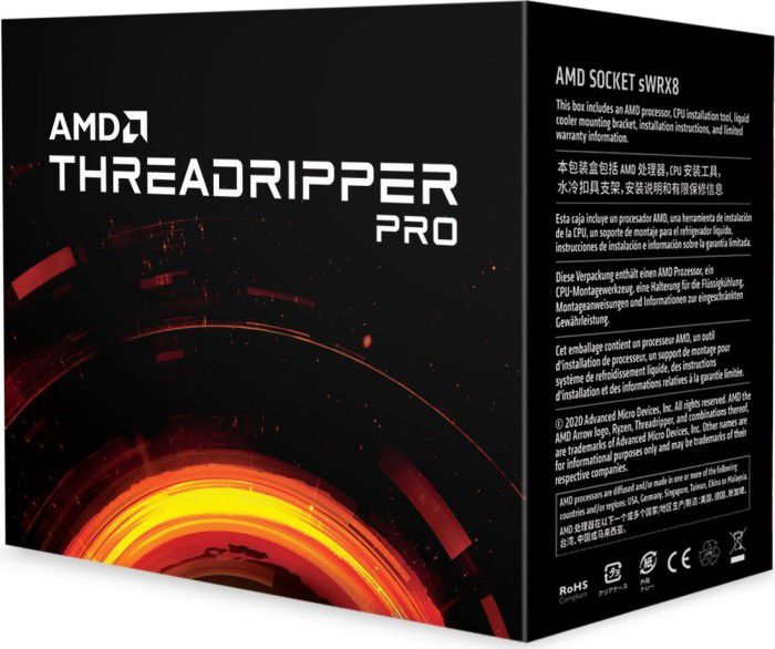 AMD Ryzen Threadripper PRO 5995WX 64-Kern CPU, Sockel N/A, Boxed (ohne Kühler)