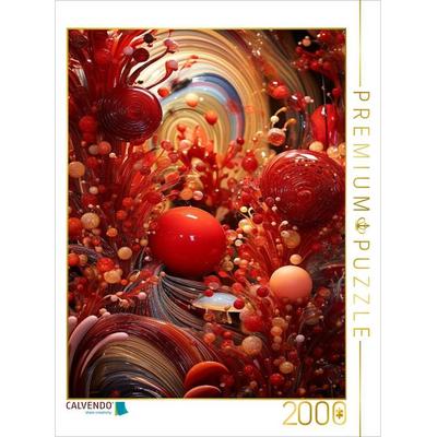 CALVENDO Puzzle Kugelwachstum - organische Form aus Glas | 2000 Teile Lege-Größe 90x67cm Foto-Puzzle für glückliche Stunden