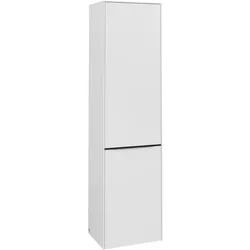 Villeroy & Boch Subway 3.0 Hochschrank, eckig, Pure White, 450x1710x346mm, mit Absenkautomatik