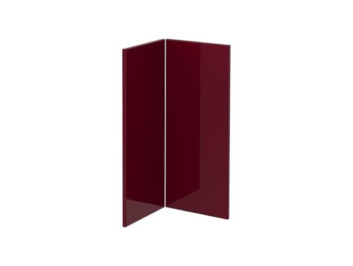 Vicco Küchenfront R-Line, Rot Hochglanz, 59.2 x 71.3 cm Möbelfront für den Eckunterschrank, passend für R-Line Küchenschränke zur einfachen Montage