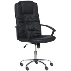 Carmen 6681-2 Chefsessel mit Kunstleder – Schwarz