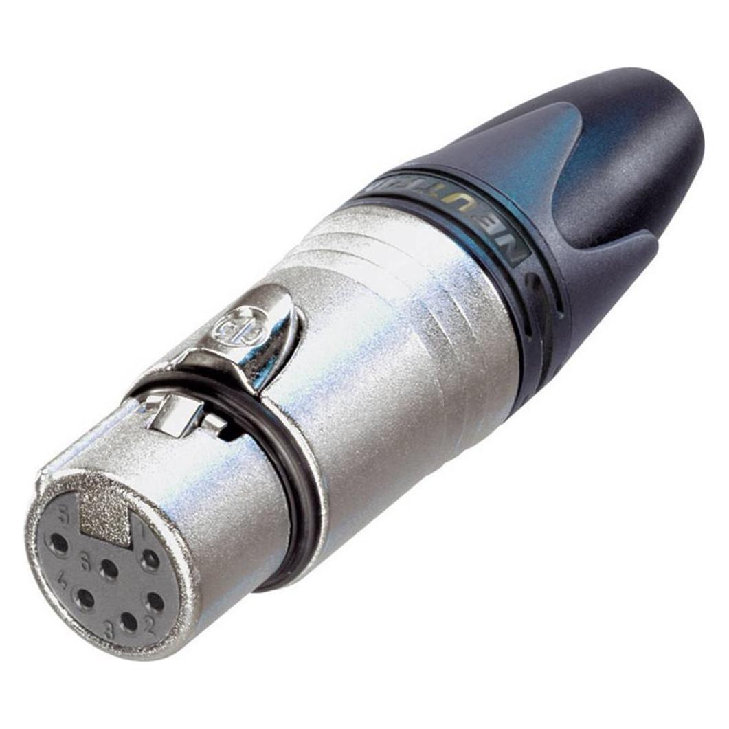 Neutrik Kabelbuchse XLR vernickelt 6-polig (NC6FXX)