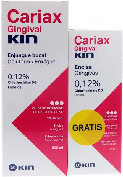 Kin cariax gingival encias pack colutorio 500ml+250ml