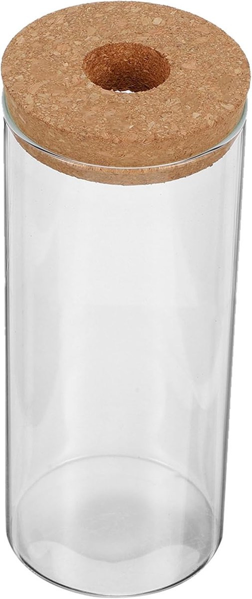Glazen Terrarium Fles voor Micro Landschap en Planten Decoratie, Transparant, 20,9 x 8,5 cm