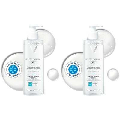 Vichy Purete Thermale Mineral Mizellen-Fluid sens. 2x 2x400 ml Flüssigkeit