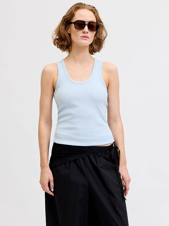 JJXX Top "Frida" in Hellblau - L