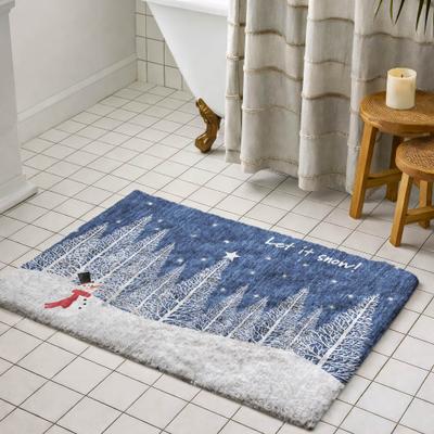 Addison Rugs Premium Washable Super Soft Let It Snowman Dream Shag Rug