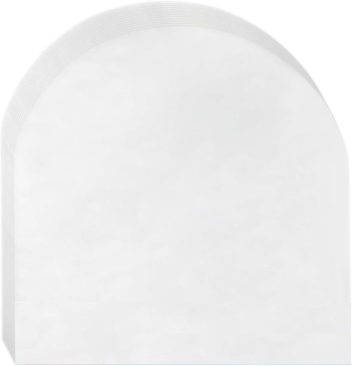50 stuks anti-statische grammofoonplaat hoezen voor LP bescherming - Translucent