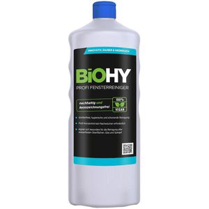BiOHY Glasreiniger Fensterreiniger, Konzentrat, Flasche 1 Liter