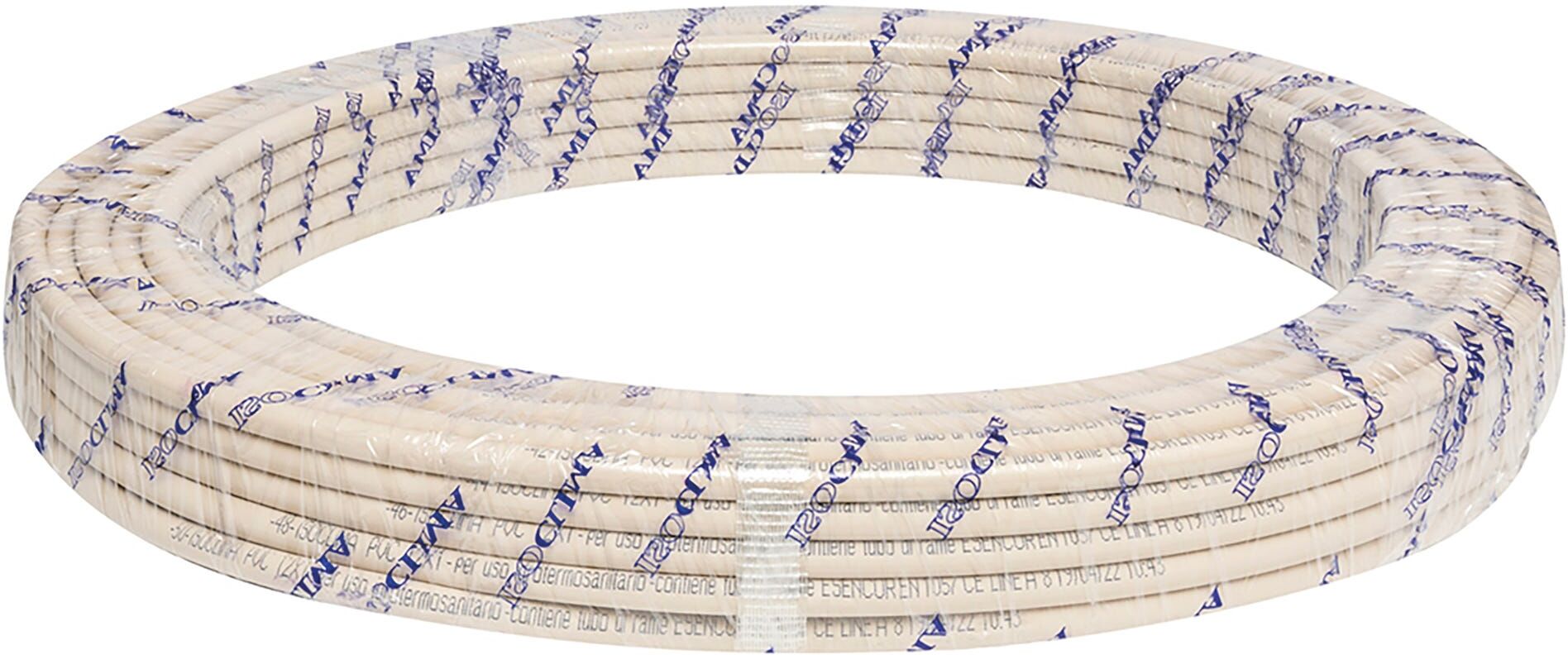 Isoclima TUBO RAME SANITARIO Ø 12x1 mm RIVESTITO PVC VENDITA AL METRO LINEARE