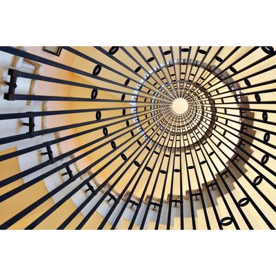 Fototapete PAPERMOON "Wendeltreppe", bunt, B:3m L:2,2m, Vlies, Tapeten