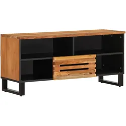 vidaXL TV-Schrank 100x34x46 cm Massivholz Akazie
