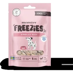 Monster Hundeleckerli Freezies Rindfleisch 45 g Gefriergetrocknetes Rindfleisch für Hunde