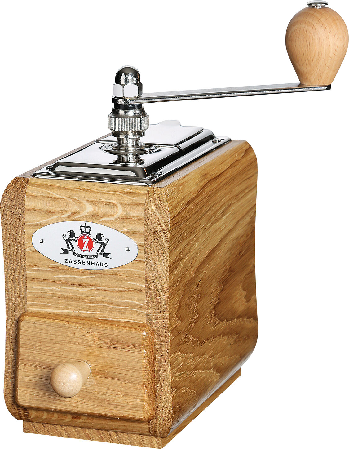 Zassenhaus Macinacaffè Rovere Naturale 20 cm Santiago
