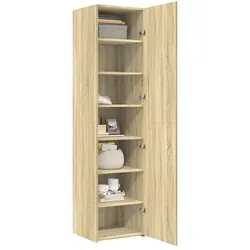 vidaXL, Kommode + Sideboard, Qukonica (mit 6 Regalböden) (42.50 x 45 x 185 cm)