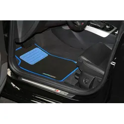 DIAMOND CAR Universal KFZ-Fußmatte "Racing Sport" blau