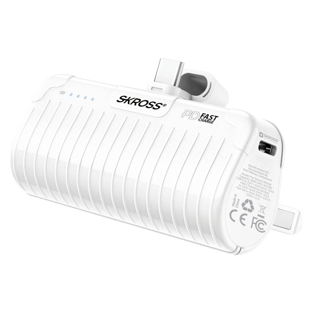 Peter Jäckel SKROSS Power Bank RELOAD Power Stand 5000 PD White (5000 mAh, 18.50 W, 18.50 Wh) (74797)