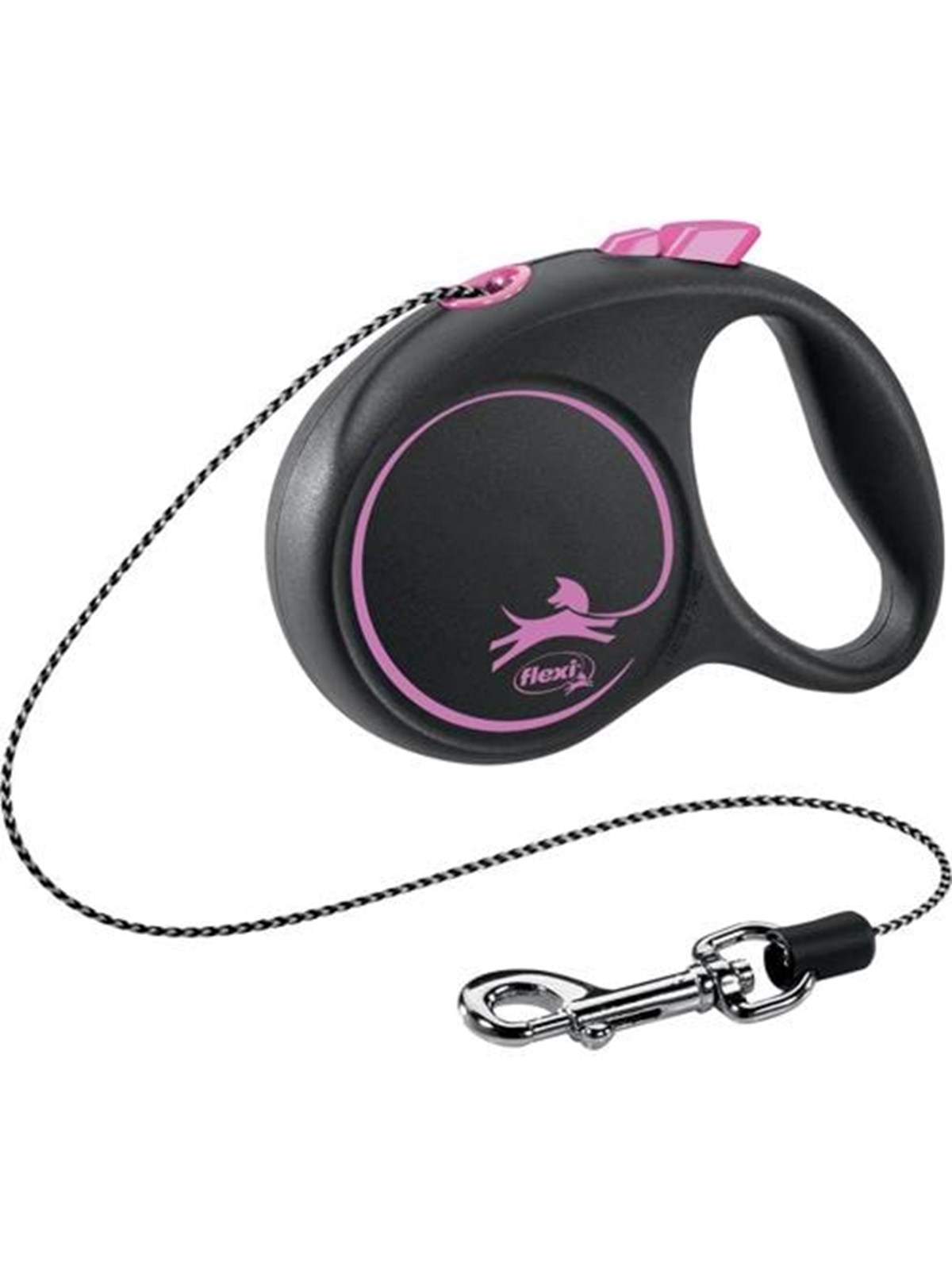 Flexi Black Design XS leash 3 m 8 kg pink