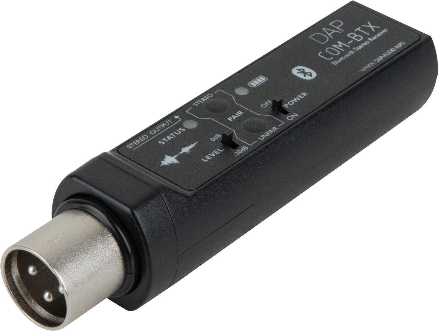 DAP Audio Com-Btx Bt 5.0 Audioempfänger Stereo/mono Master/slave Xlr-Empfänger