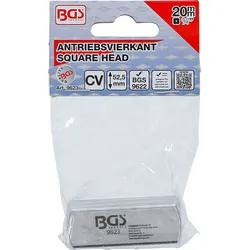 BGS Antriebsvierkant Außenvierkant 20 mm (3/4") für Art. 9622 - 9623