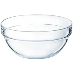 Arcoroc ARC 10022 Empilable Schale, Stapelschale, Schüssel, 20cm, 1.8 Liter, Glas, transparent, 1 Stück