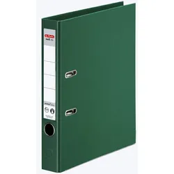 herlitz Ordner Rückenbreite 5 cm DIN A4 Kunststoff grün